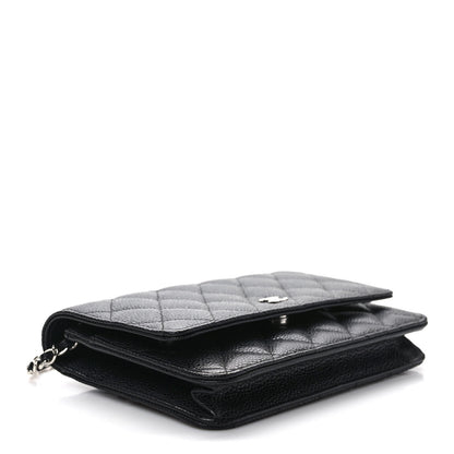 Chanel Caviar Quilted Wallet on Chain WOC Black 3 of 9