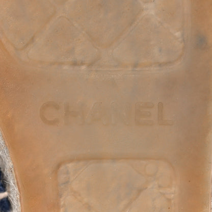 Chanel Lambskin CC Espadrilles 36 Dark Navy 7 of 10