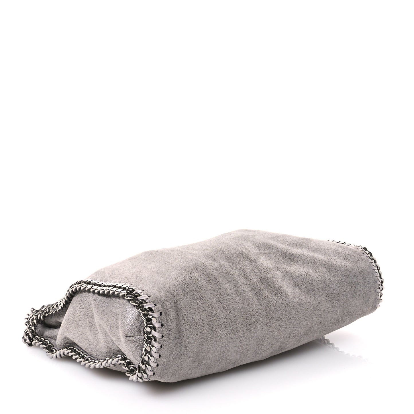 Shaggy Deer Falabella Fold Over Tote Light Grey