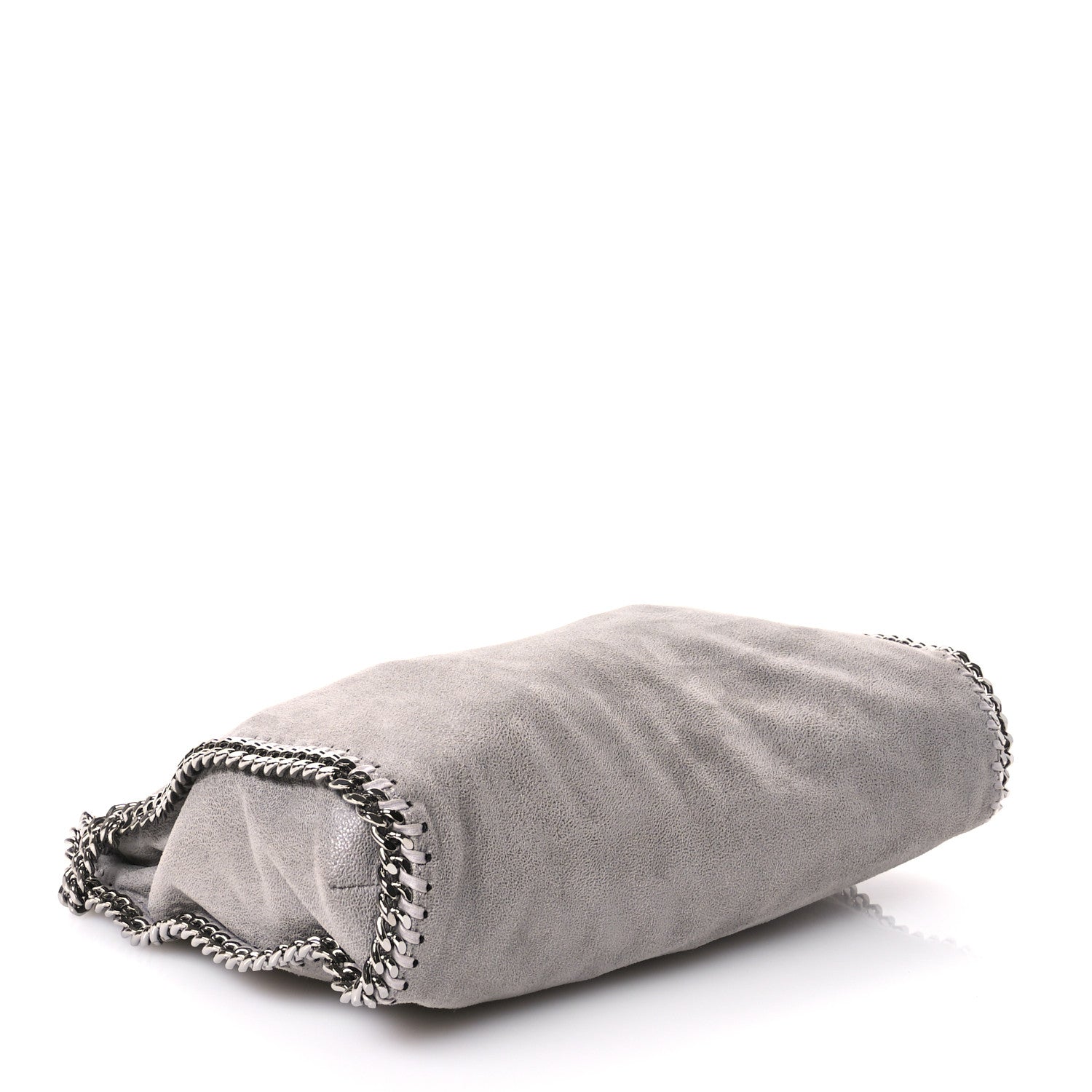 Stella McCartney Shaggy Deer Falabella Fold Over Tote Light Grey 4 of 10