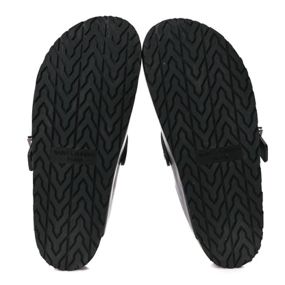 Saint Laurent Calfskin Buckle Jimmy Clog 39 Black 5 of 9