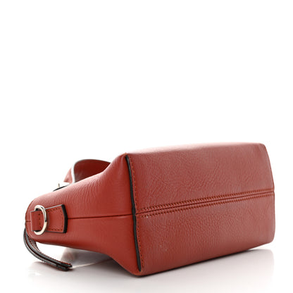 Fendi Vitelloi Dolce Lurex Mini By The Way Boston Bag Burgundy 4 of 11