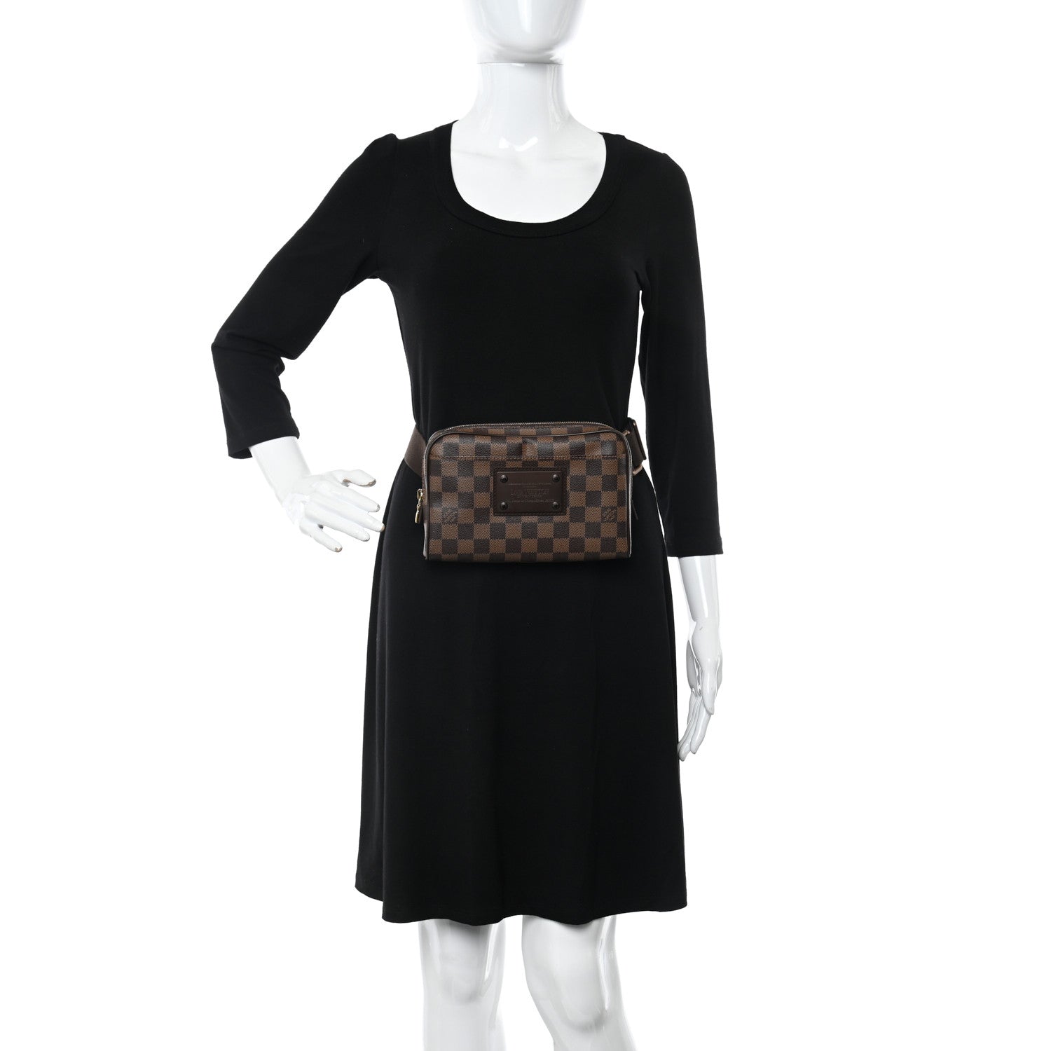 Louis Vuitton Damier Ebene Brooklyn Bum Bag 2 of 9