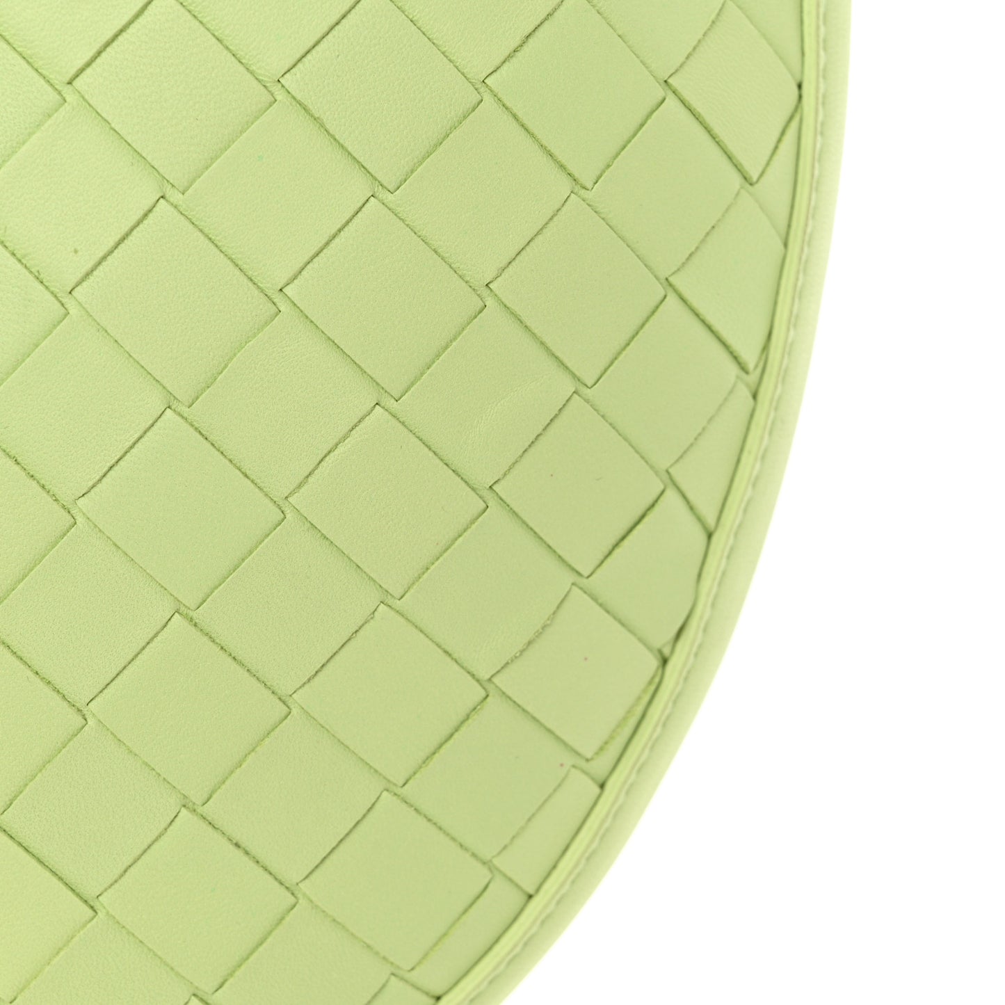 Nappa Intrecciato Small Drop Shoulder Bag Fennel