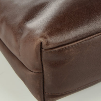 Chanel Lambskin Quilted Clutch Dark Brown 9 of 9
