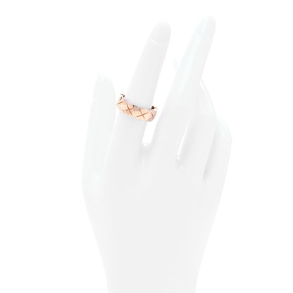 Chanel 18K Beige Gold Small Coco Crush Ring 54 7 2 of 5
