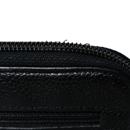 Chanel Caviar Timeless CC Zip Around Organizer Wallet 11 of 12