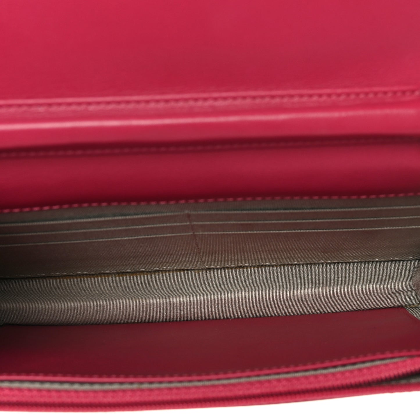 Lambskin Diamond Stitched Wallet On Chain WOC Pink