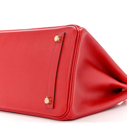 Hermes Epsom Birkin 30 Rouge Casaque 10 of 11