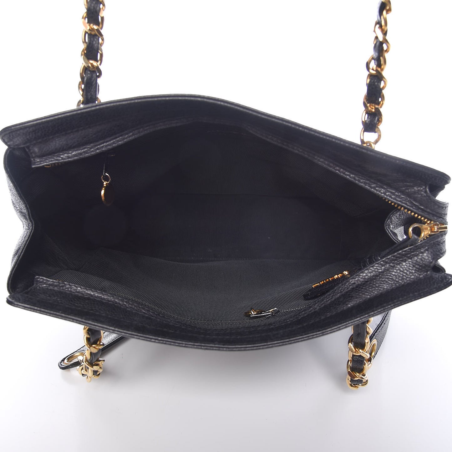 Caviar CC Shoulder Bag Black