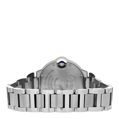 Cartier Stainless Steel Diamond 33mm Ballon Bleu De Cartier Automatic Watch 3 of 4