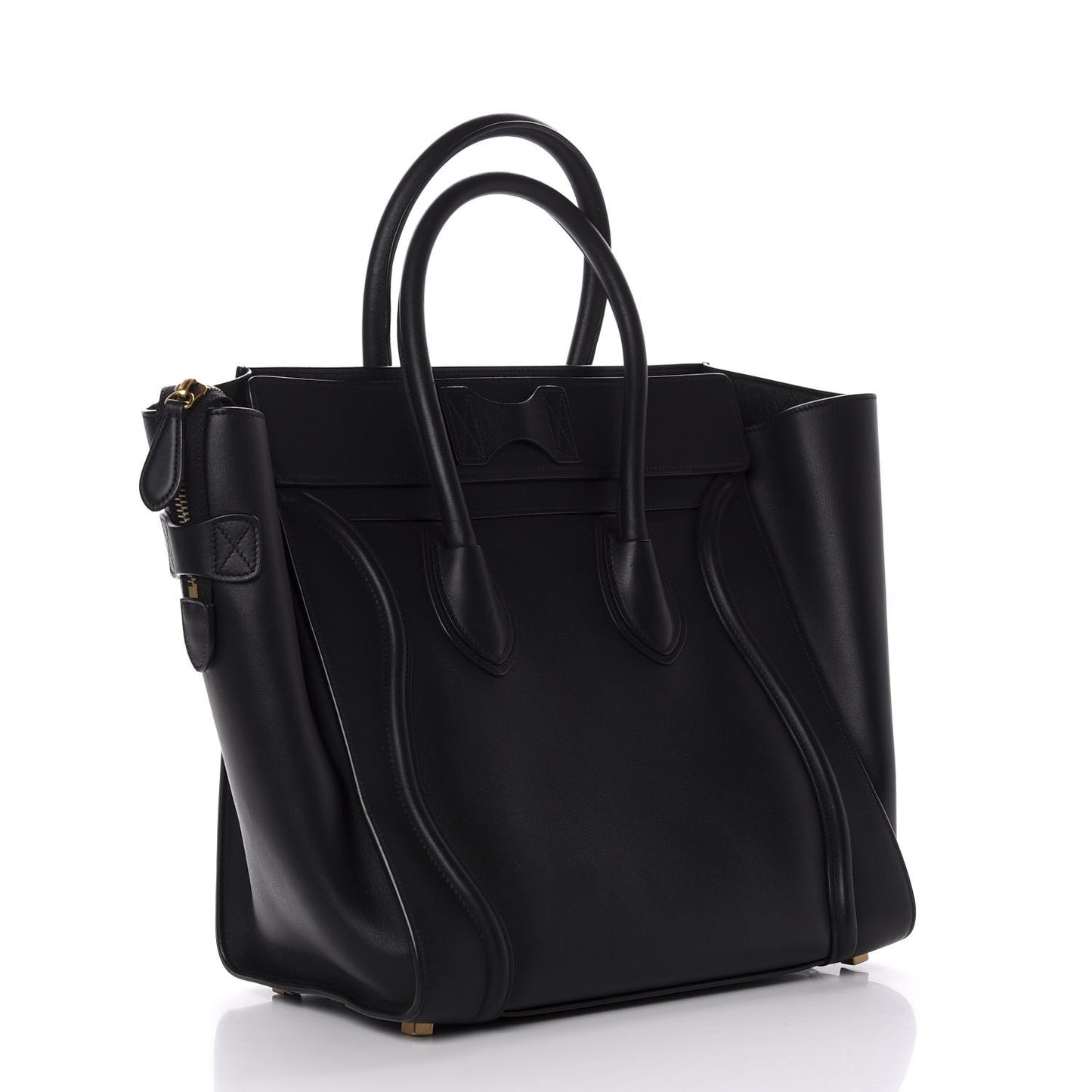 Smooth Calfskin Mini Luggage Black