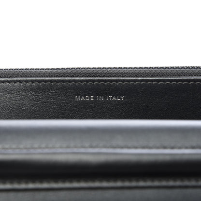 Chanel Metallic Caviar Chevron Quilted Vintage Mademoiselle Wallet On Chain WOC Charcoal 9 of 11