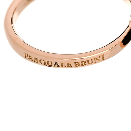 Pasquale Bruni 18K Rose Gold Diamond Black Onyx Petit Joli Ring 53 6.25 5 of 7