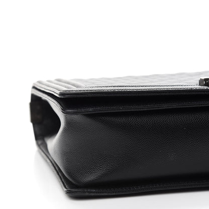 Chanel Caviar Quilted Large Boy Flap Black 8 of 9