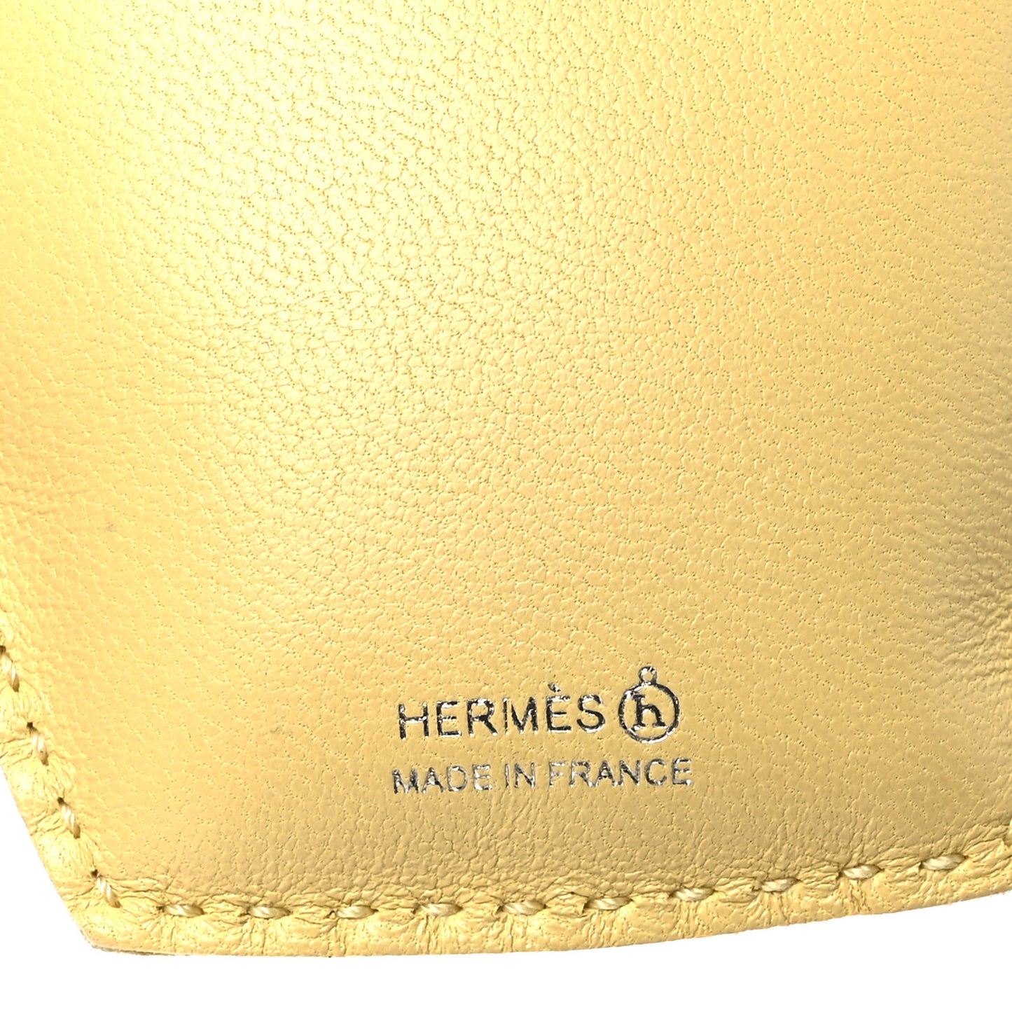 Epsom Lambskin Suede Petit H Bubble Tea Charm