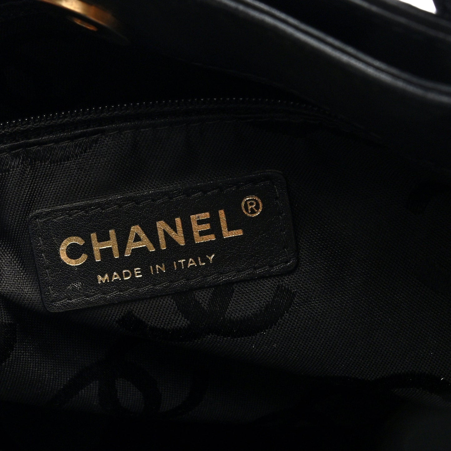 Calfskin Wild Stitch Tote Black