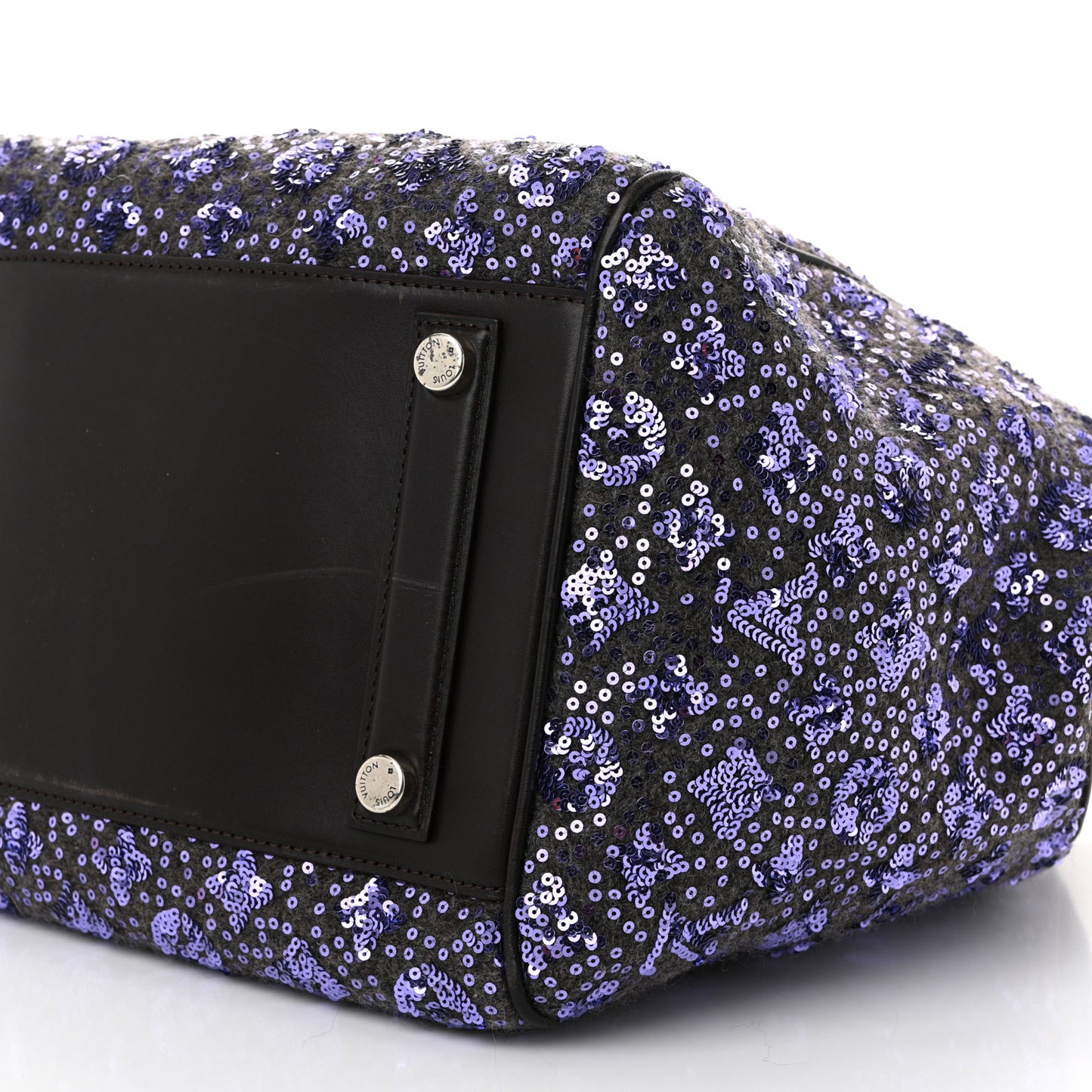 Sequin Monogram Sunshine Express North South Purple