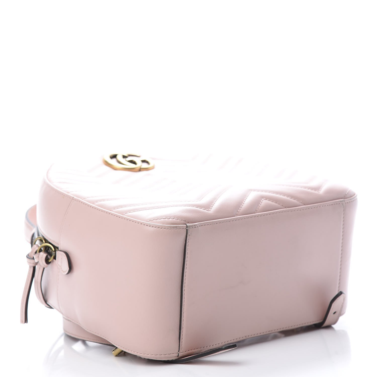 Gucci Calfskin Matelasse GG Marmont Dome Backpack Perfect Pink 3 of 14