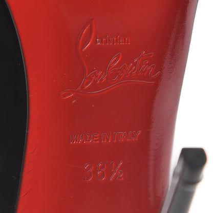 Christian Louboutin Patent Pigalle Follies 120 Pumps 38.5 Black 6 of 7