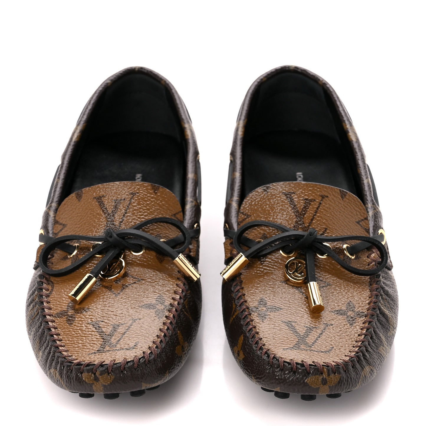 Patent Reverse Monogram Gloria Loafers 37