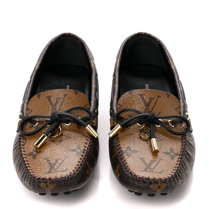 Louis Vuitton Patent Reverse Monogram Gloria Loafers 37 2 of 10