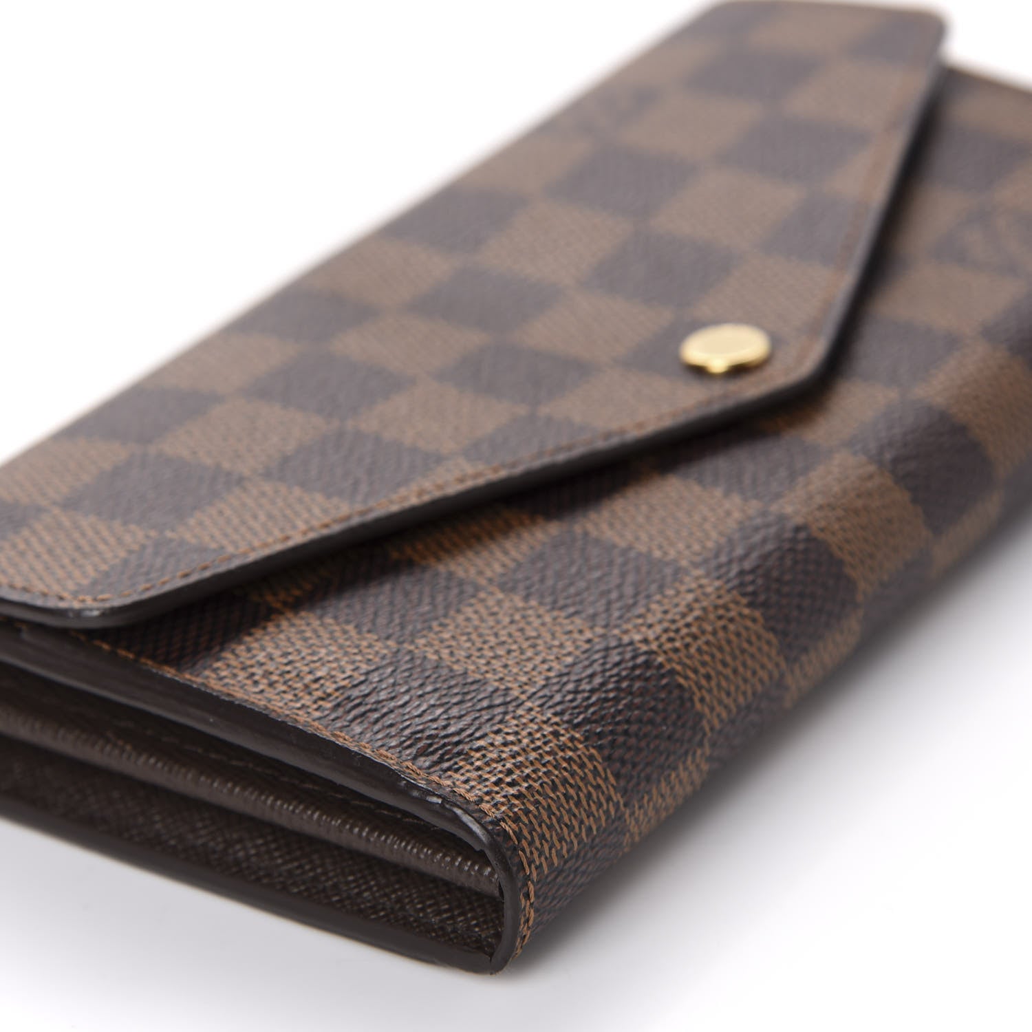 Louis Vuitton Damier Ebene Sarah Wallet NM 6 of 9