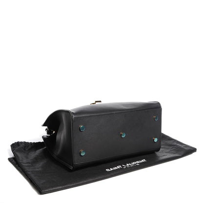 Saint Laurent Calfskin Small Monogram Cabas Black 4 of 10