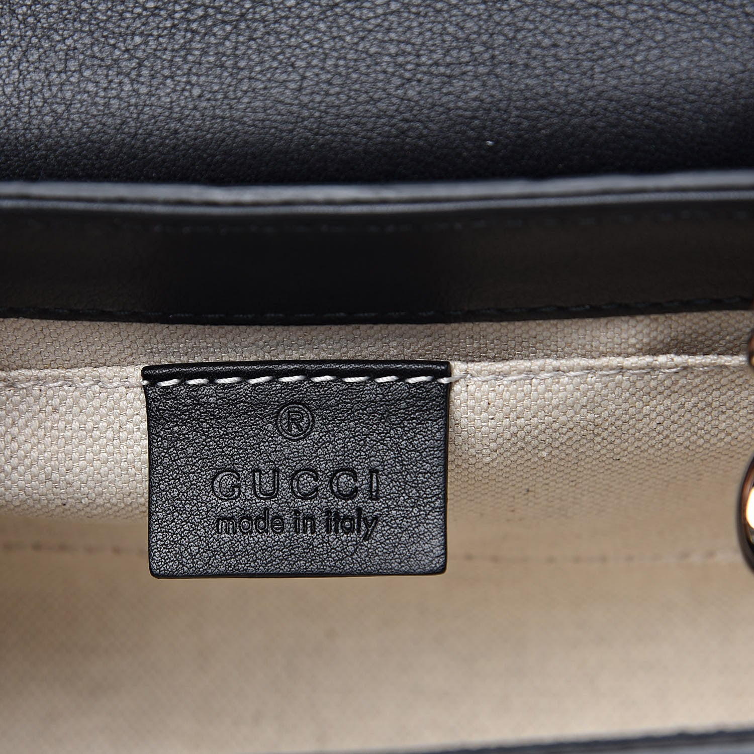 Gucci Guccissima Mini Emily Shoulder Bag Black 6 of 13