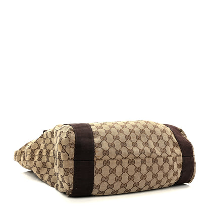 Gucci GG Monogram Medium Handle Vertical Tote Bag Dark Brown 4 of 10