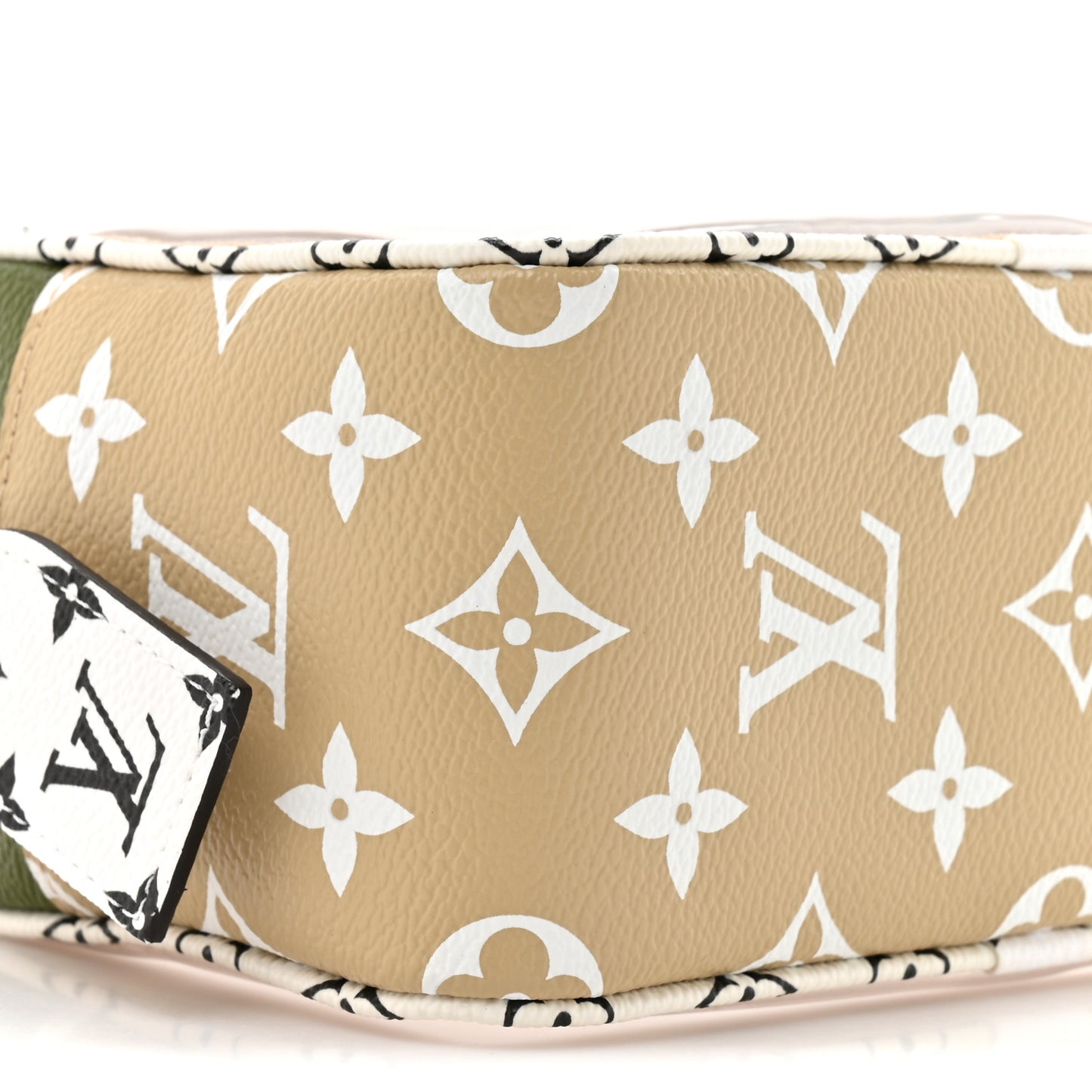 Monogram Giant Beach Pouch Kaki