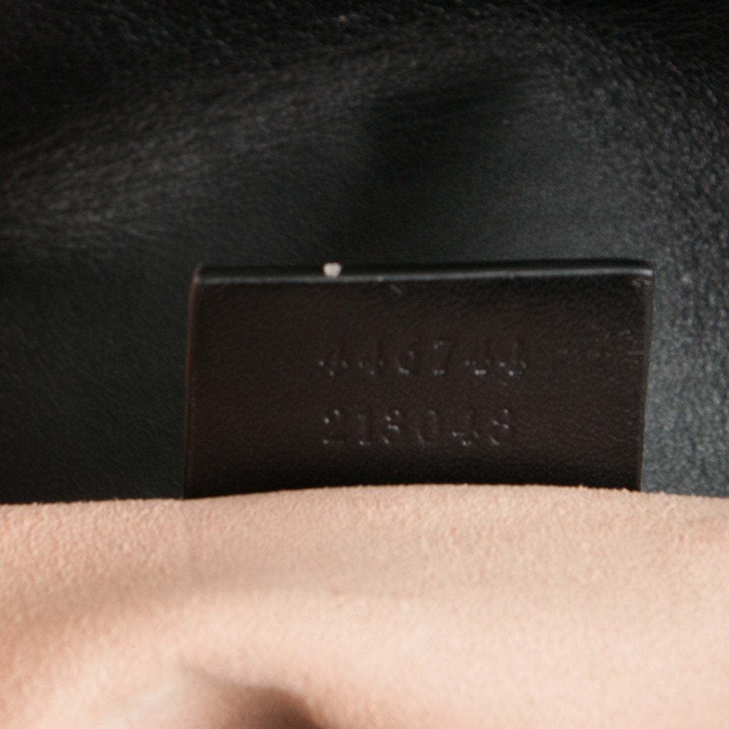 Calfskin Matelasse Mini GG Marmont Shoulder Bag Black