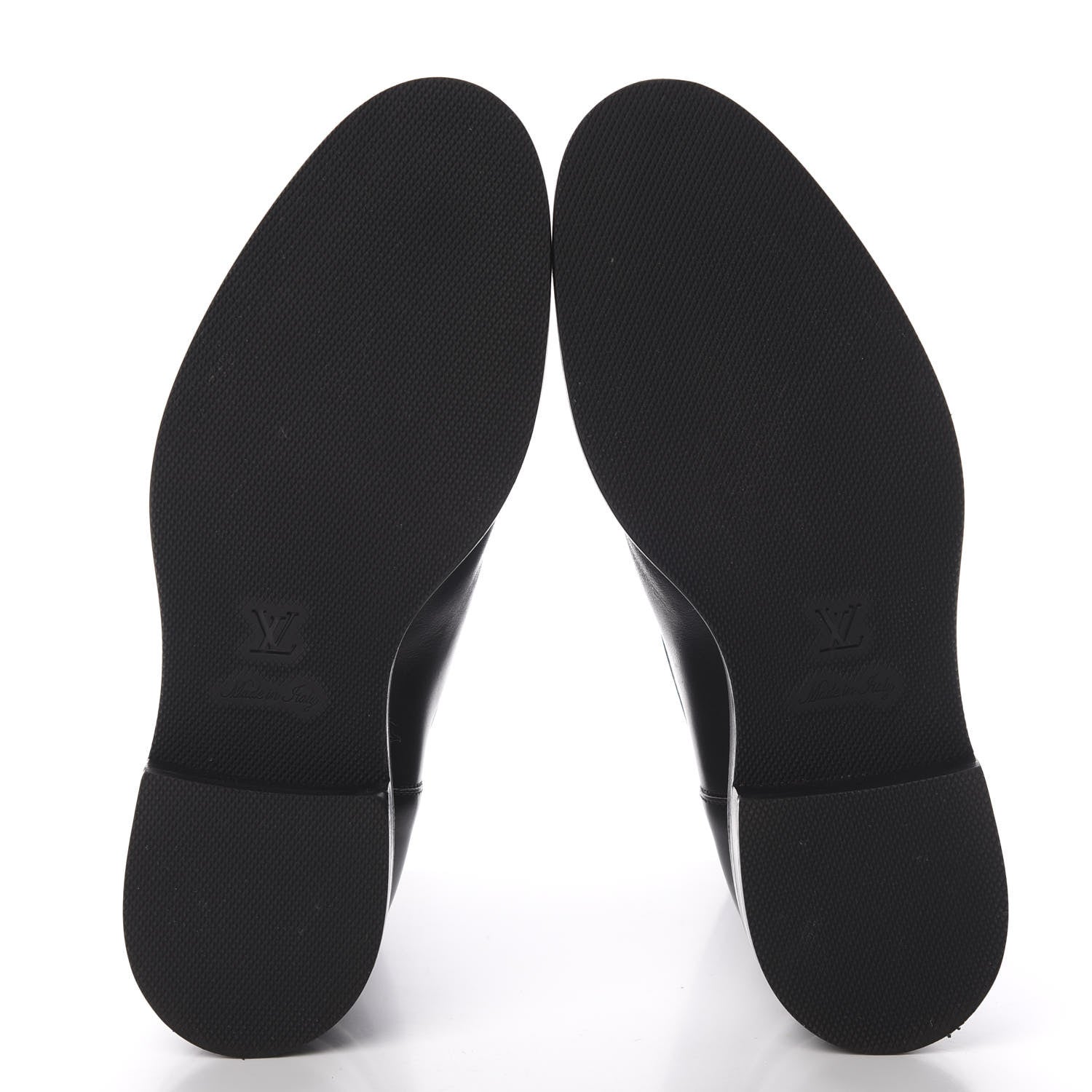 Louis Vuitton Calfskin Overdrive Flat Half Boots 35 Black 5 of 8