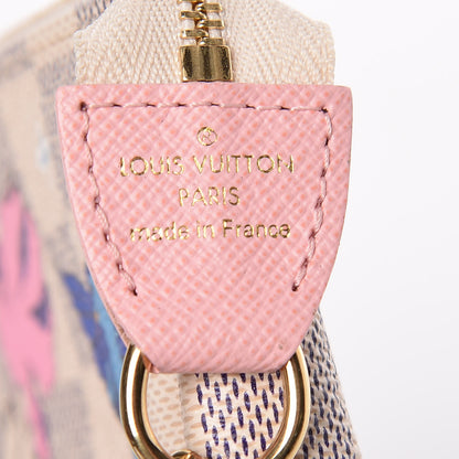 Louis Vuitton Damier Azur 2018 Christmas Animation Mini Pochette Accessories 8 of 9