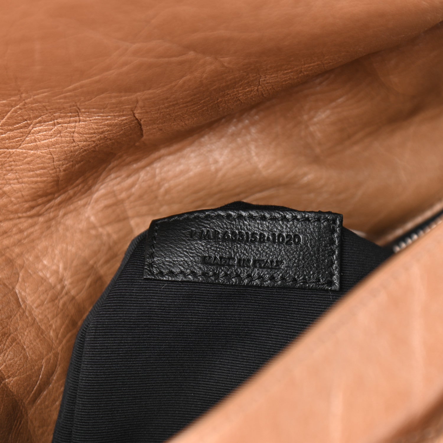 Saint Laurent Crinkled Calfskin Matelasse Monogram Medium Niki Chain Satchel Natural Tan 7 of 10