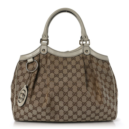 Gucci Monogram Medium Sukey Tote Off White 1 of 10