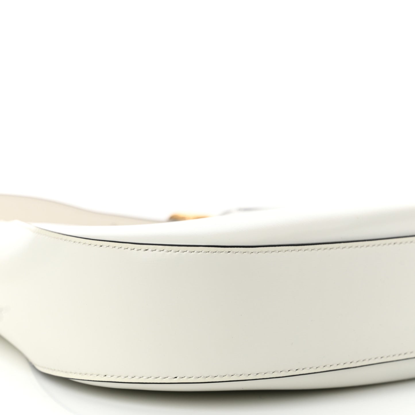 Box Calfskin Shoulder Bag White Black