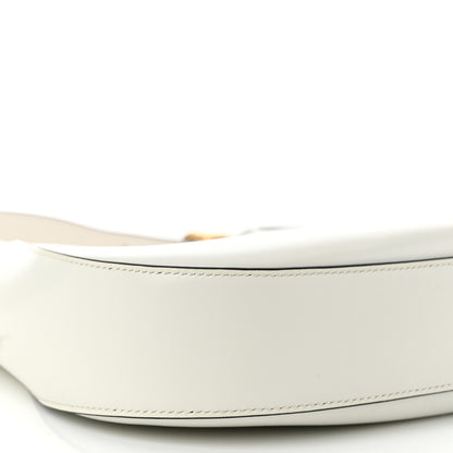 Prada Box Calfskin Shoulder Bag White Black 9 of 10