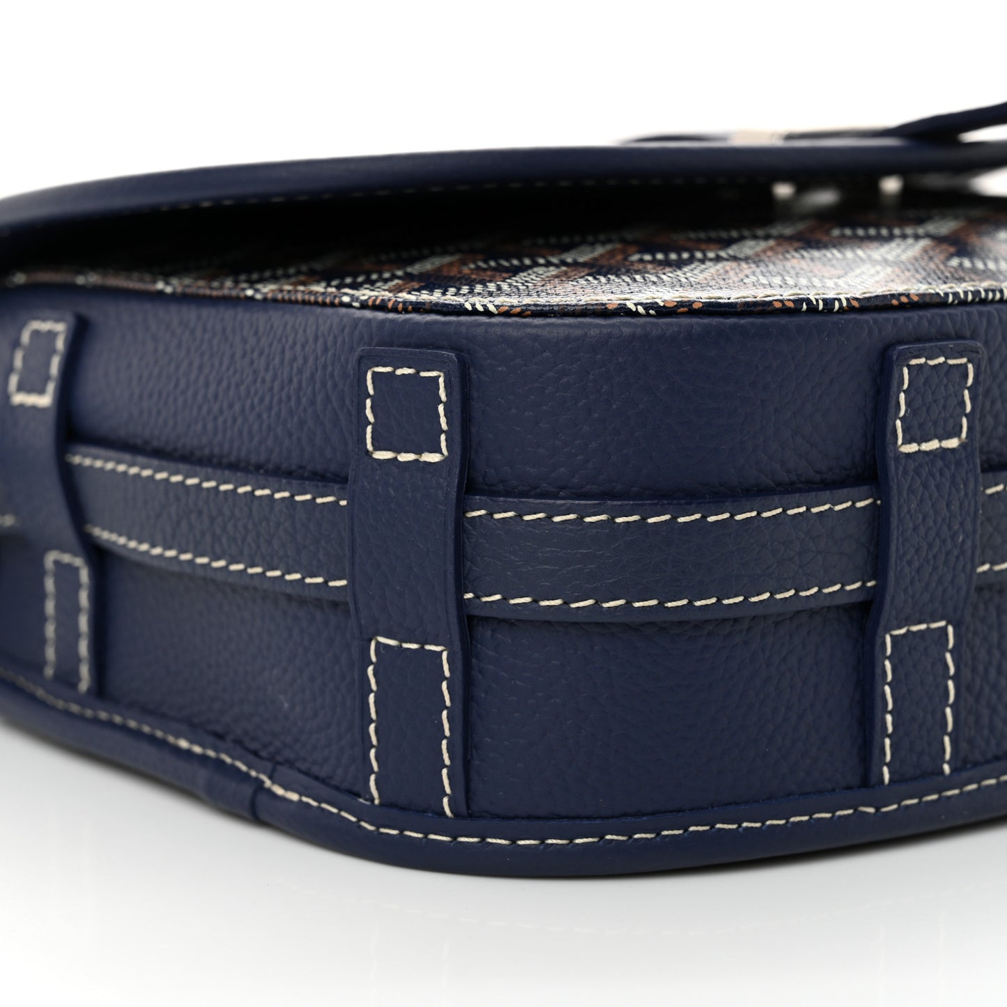 Goyardine Belvedere II PM Messenger Bag Navy