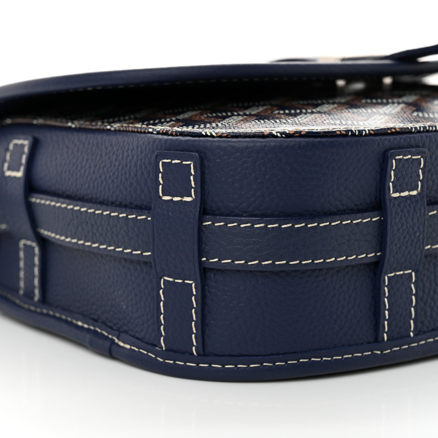 Goyard Goyardine Belvedere II PM Messenger Bag Navy 8 of 9