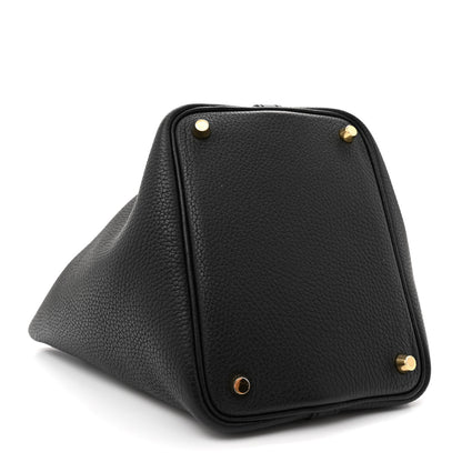 Hermes Taurillon Clemence Picotin Lock 18 PM Black 4 of 12