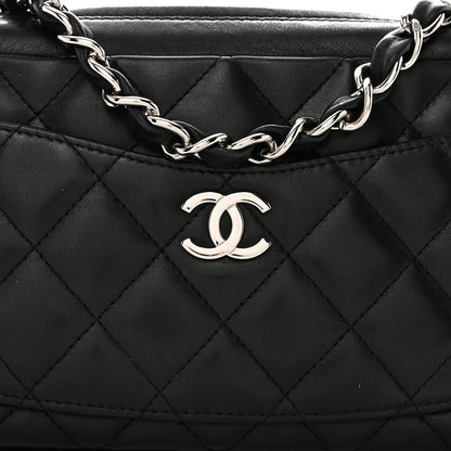 Chanel Lambskin Quilted Small Timeless Camera Case Black 8 of 10