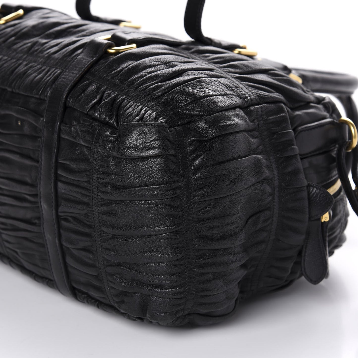 Nappa Gaufre Tote Black