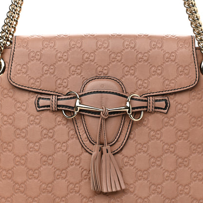 Gucci Guccissima Large Emily Chain Shoulder Bag Camelia 8 of 10