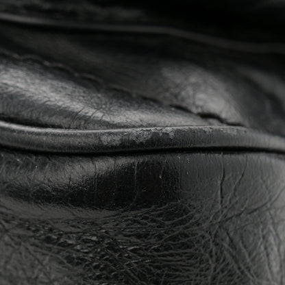 Saint Laurent Crinkled Calfskin Matelasse Monogram Medium Niki Chain Satchel Black 13 of 14