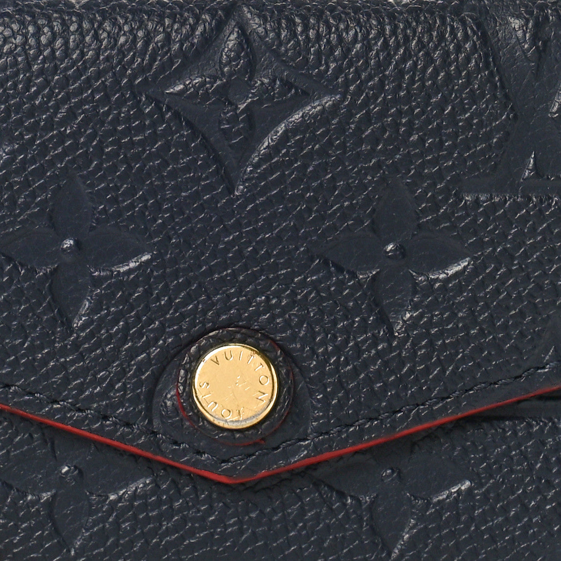 LOUIS VUITTON Empreinte Key Pouch Marine Rouge