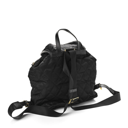 Prada Tessuto Saffiano Impuntu Backpack Black 3 of 9