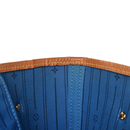 Louis Vuitton Monogram My LV Heritage Neverfull MM Blue De France Gris 10 of 16