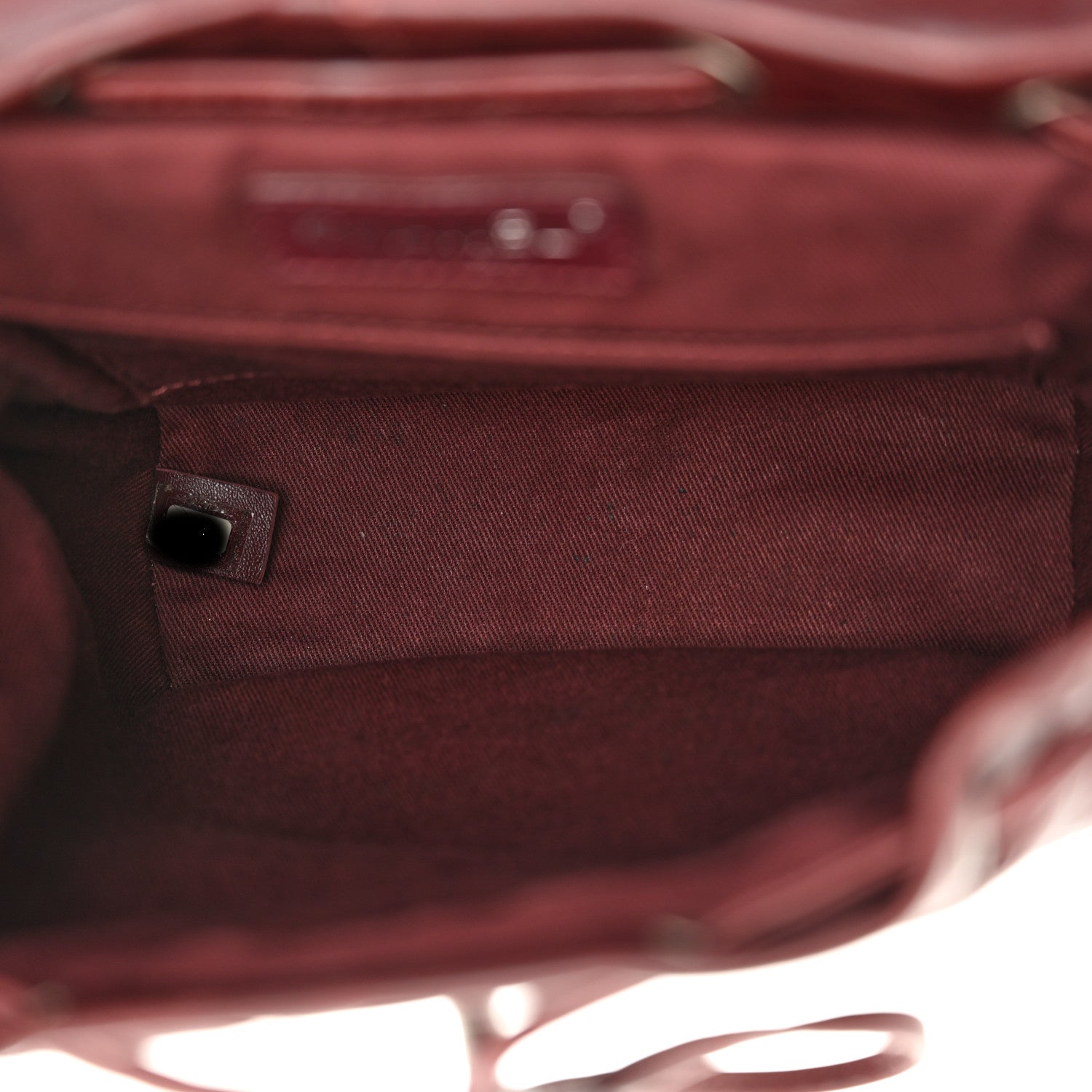 Chanel Glazed Calfskin Quilted Small Salzburg Backpack Burgundy 5 of 12