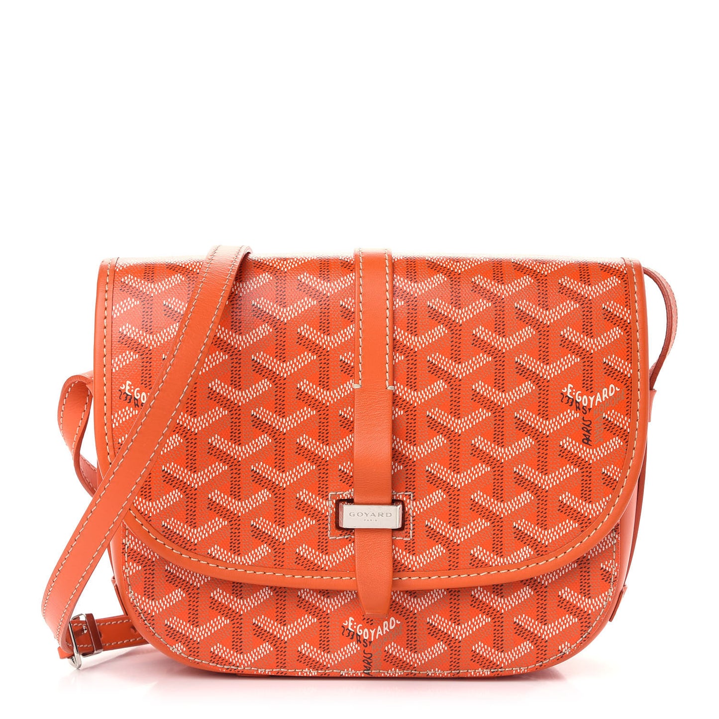 Goyardine Belvedere II PM Messenger Bag Orange